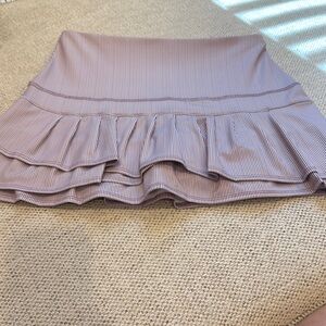 Lucky in Love Pink Ruffled Skater Skorts